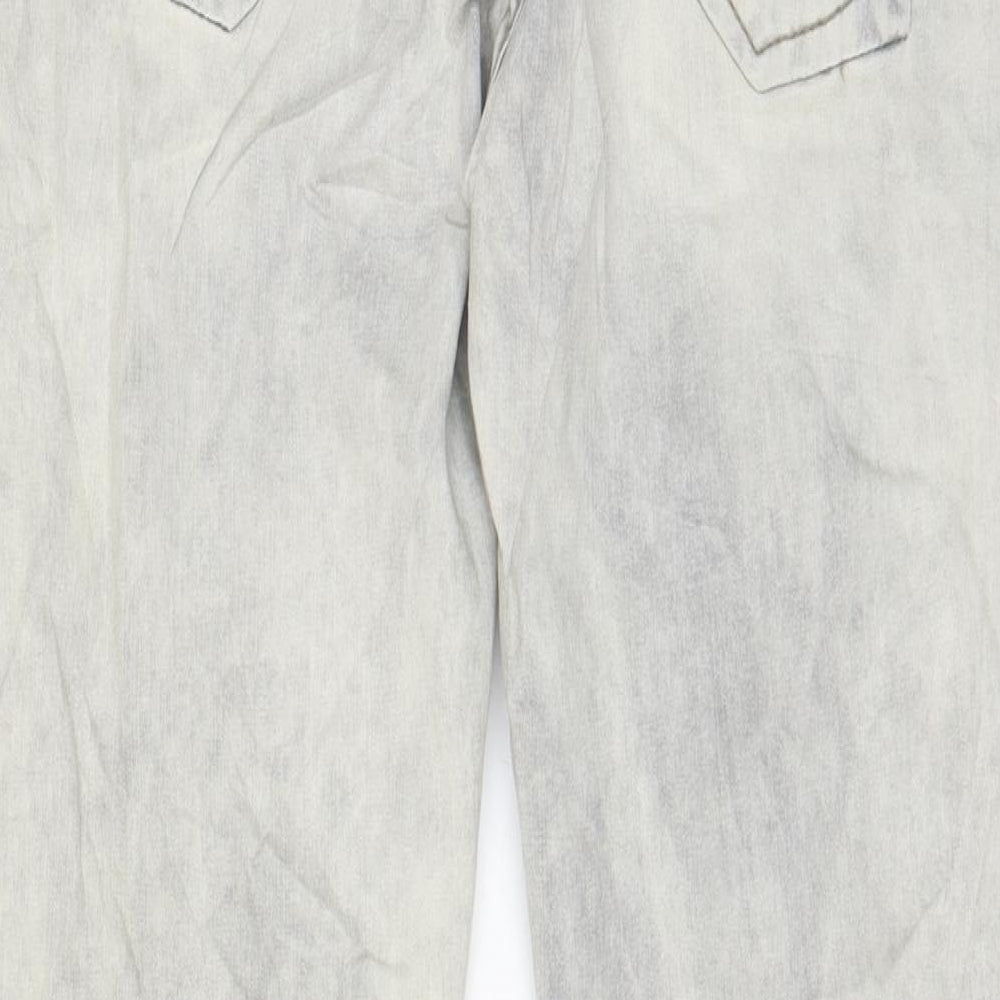 LTB Mens Grey Cotton Skinny Jeans Size 32 in L30 in Regular Zip - Pockets