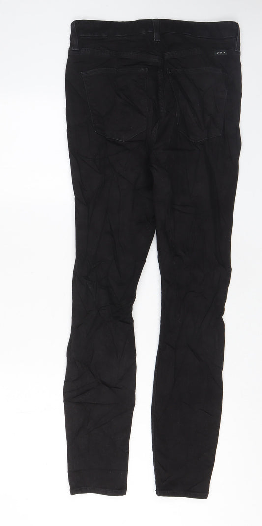 Mens UK Size 29 in H&M Regular Fit Skinny Black Jeans
