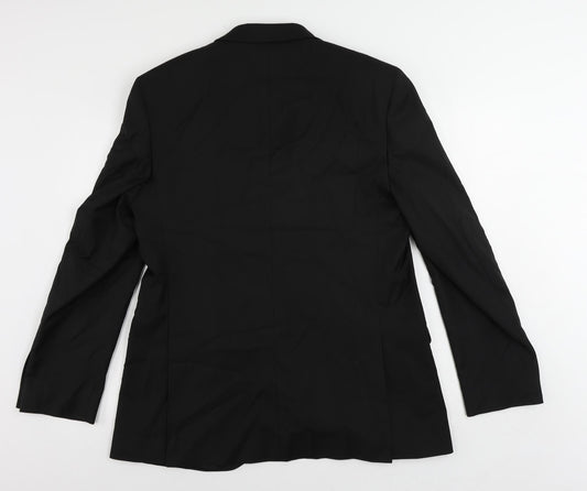 Mens UK Size 42 Marks and Spencer Regular Black Suit Jacket