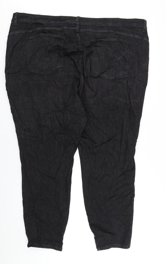 Womens UK Size 32 in Marks and Spencer Regular Fit Skinny Black Jeans