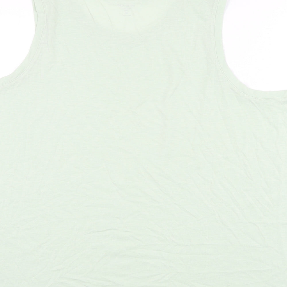 Womens UK Size 20 Marks and Spencer Green Basic Tank