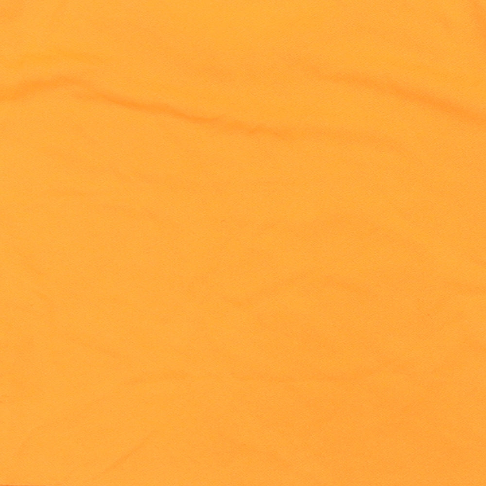 Womens UK Size 6 PRETTYLITTLETHING Orange Cropped Blouse