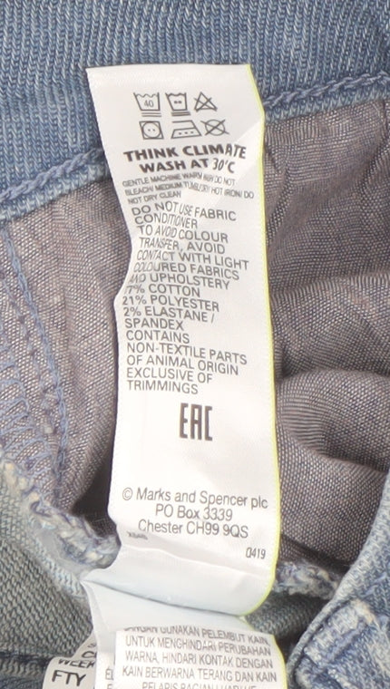 Marks and Spencer Men’s Blue Straight Jeans 30