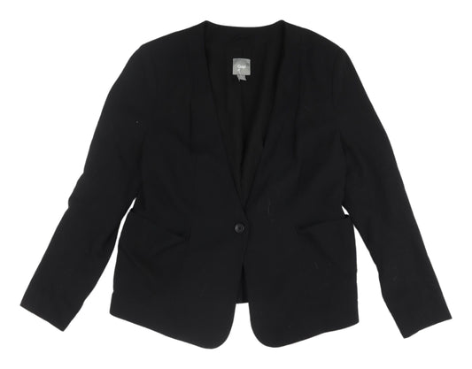 Womens UK Size 14 Gap Regular Black Suit Jacket
