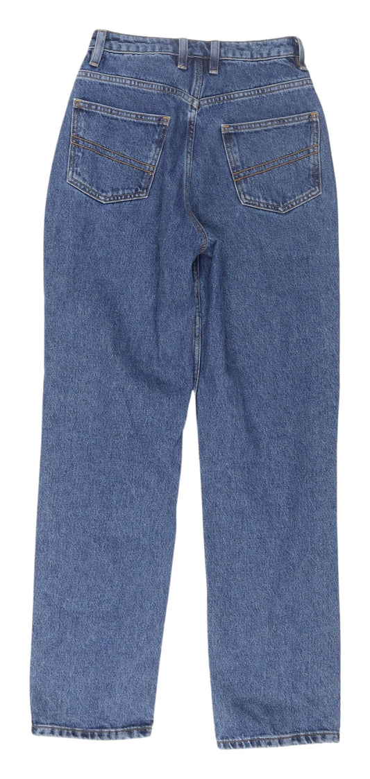 Collusion Women's Blue Straight Jeans, Size 4