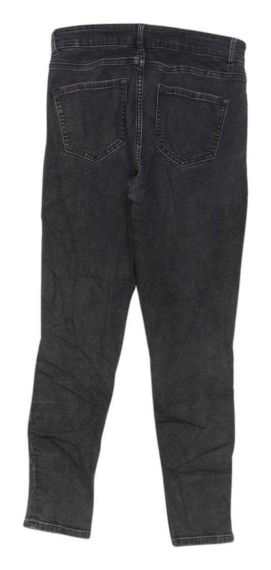Womens UK Size 10 Marks and Spencer Regular Fit Skinny Black Jeans