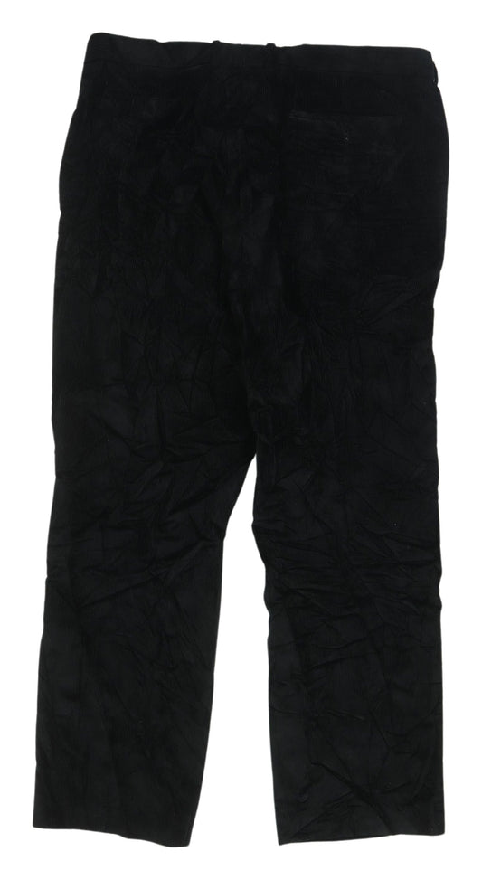 Marks and Spencer Men's Black Corduroy Trousers