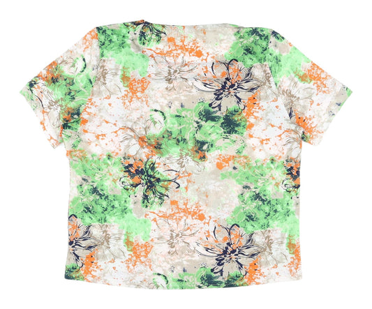Womens UK Size L Anna Rose Multicoloured Classic T-Shirt