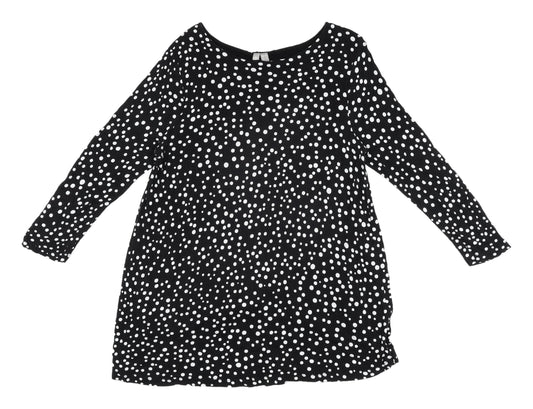 Womens UK Size 12 ASOS Black Tunic