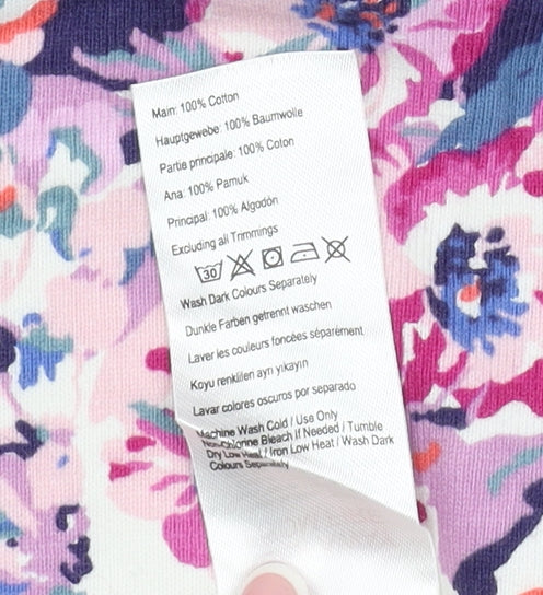Womens UK Size 12 Joules Multicoloured Jersey T-Shirt