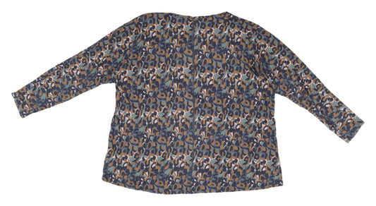 Womens UK Size 10 Thought Multicoloured Basic Blouse