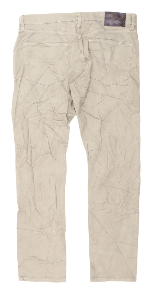Marks and Spencer Men's Beige Slim Fit Jeans