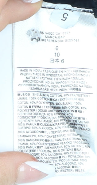 Gap Women's Black Fit & Flare Dress Size 10