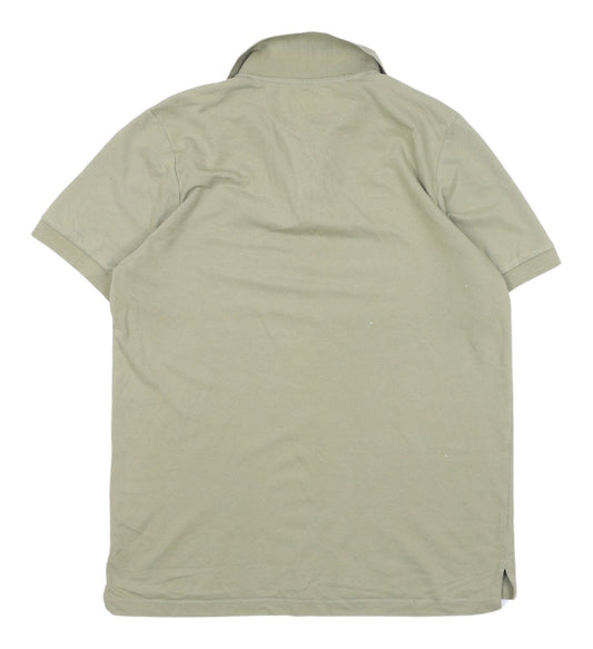 Harvey & Jones Men's Green Polo Shirt L