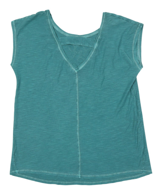 Womens UK Size 14 NEXT Green Basic T-Shirt