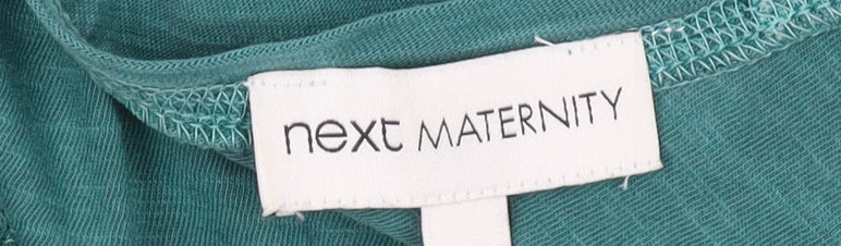 Womens UK Size 14 NEXT Green Basic T-Shirt