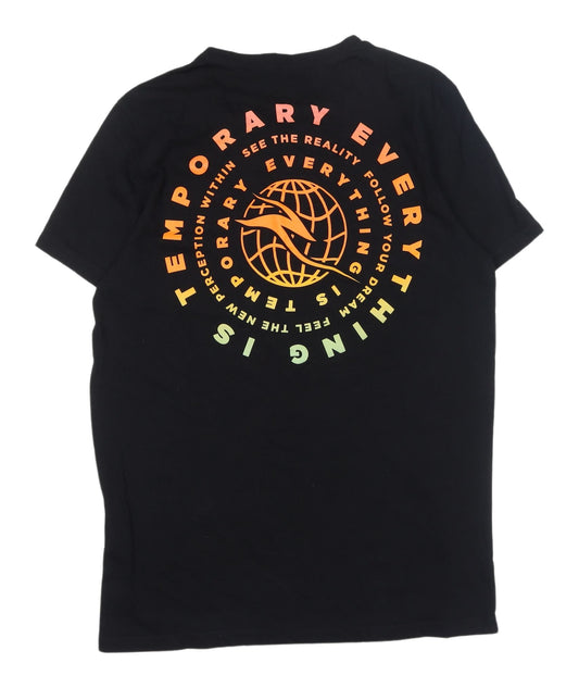 Mens UK Size M ASOS Black T-Shirt