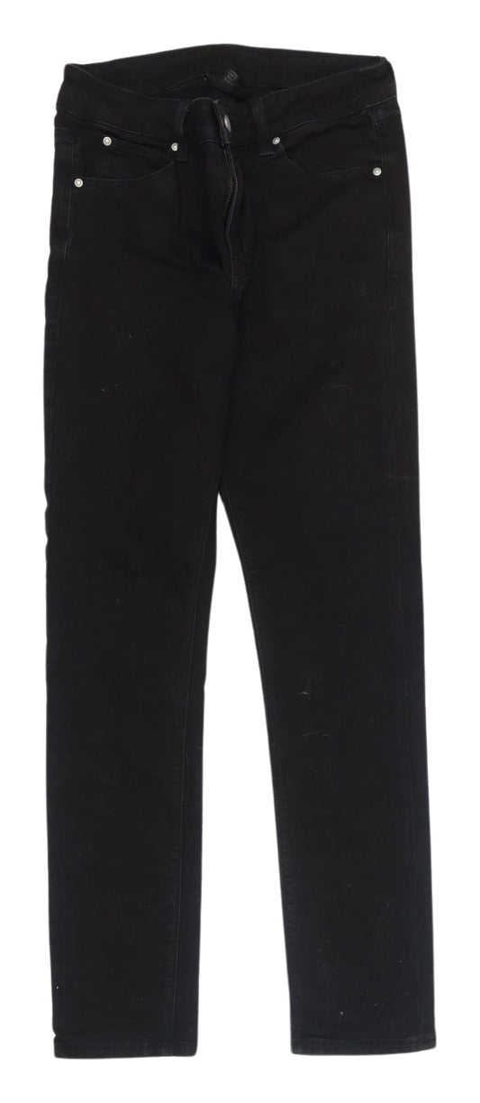 Mens UK Size 29 ASOS Regular Fit Skinny Black Jeans