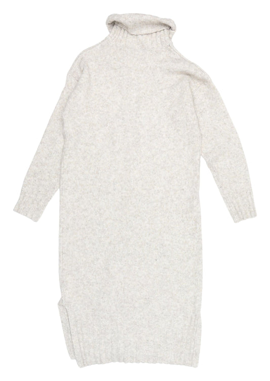 New Look Women's Beige Roll Neck Dress, Size S