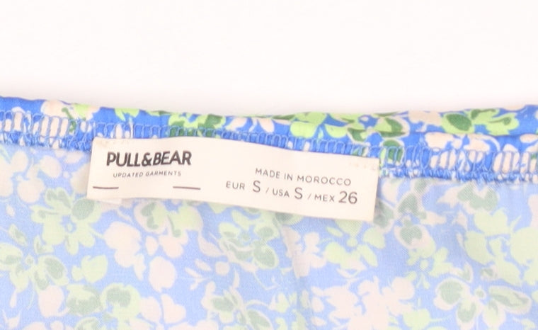 Womens UK Size S Pull & Bear Multicoloured Camisole Tank