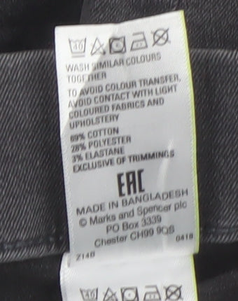 Womens UK Size 10 Marks and Spencer Regular Fit Jegging Grey Jeans