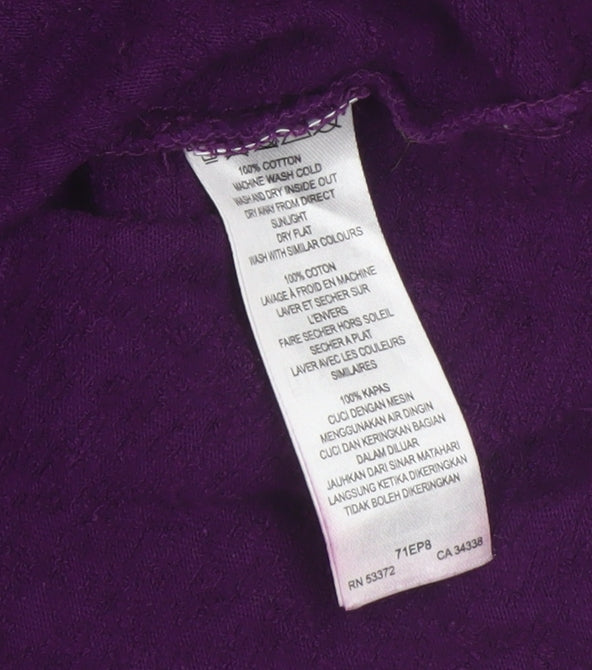 French Connection Women's Purple T-Shirt Size 12