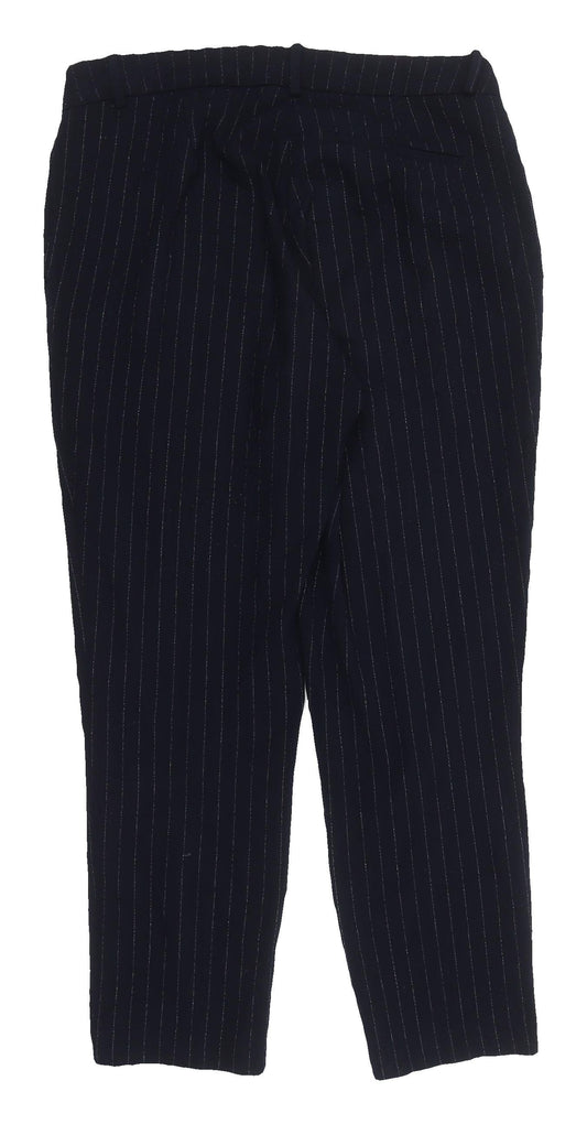 Womens UK Size 14 H&M Regular Fit Dress Pants Black Trousers
