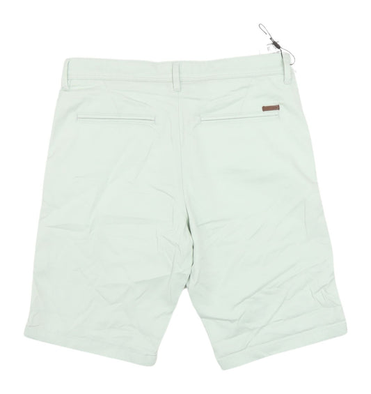 Jack & Jones Men's Green Chino Shorts, Size S, Casual Fit