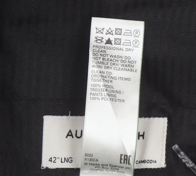 Marks and Spencer Men's Black Dress Pants 42