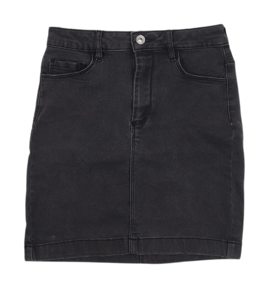 Womens UK Size 6 Missguided Straight & Pencil Denim Skirt