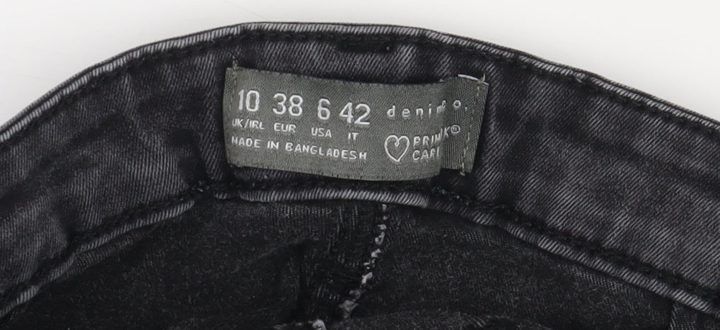 Denim Co. High Rise Black Skinny Jeans - Size 10