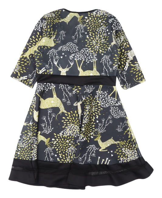 Want That Trend Women's Multicoloured A-Line Dress
