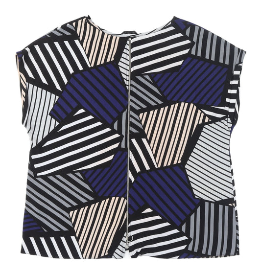 Womens UK Size 18 Dorothy Perkins Multicoloured Basic Blouse