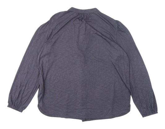 Womens UK Size 12 Marks and Spencer Grey Blouse