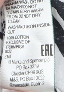 Womens UK Size 16 Marks and Spencer Black Camisole Tank