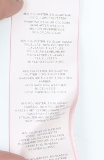 Boohoo Women's Red Peplum Dress, Size 16