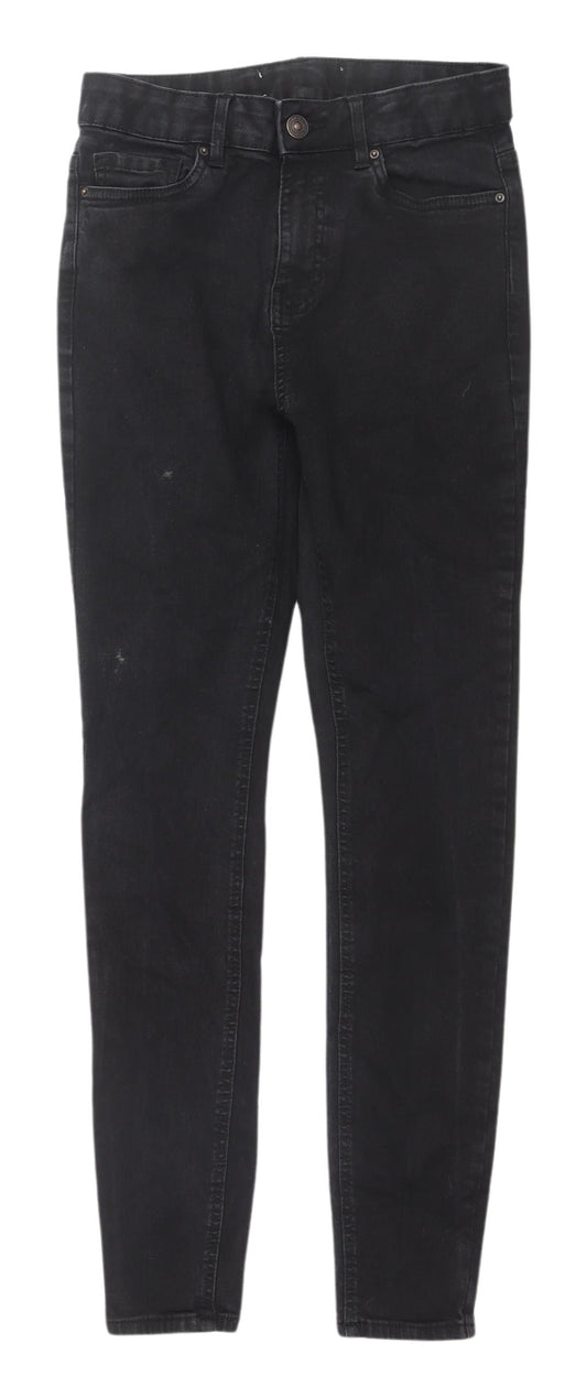Womens UK Size 10 Denim 365 Regular Fit Skinny Black Jeans