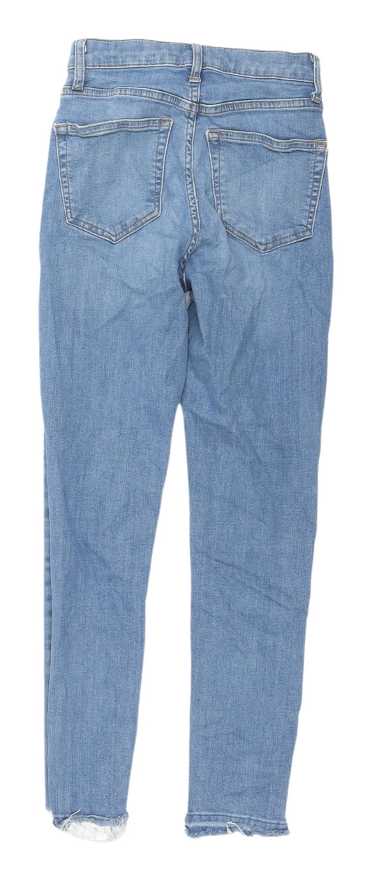 Topshop Women's Blue Skinny Jeans Size 25