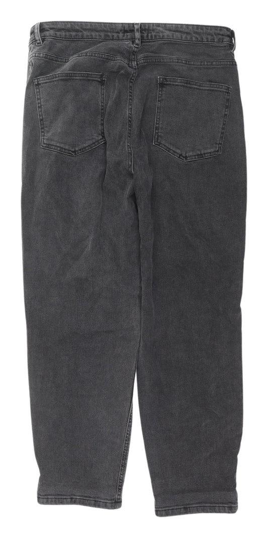 ASOS DESIGN Men's Black Straight Jeans, 34, Denim