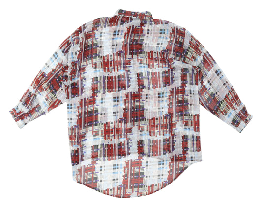 Womens UK Size UK 8 Topshop Multicoloured Basic Button-Up