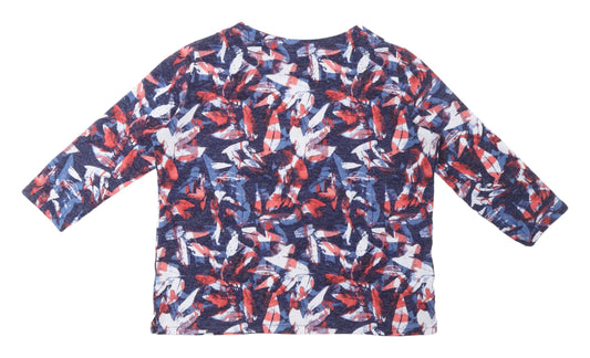Womens UK Size L ISLE Multicoloured Classic Blouse