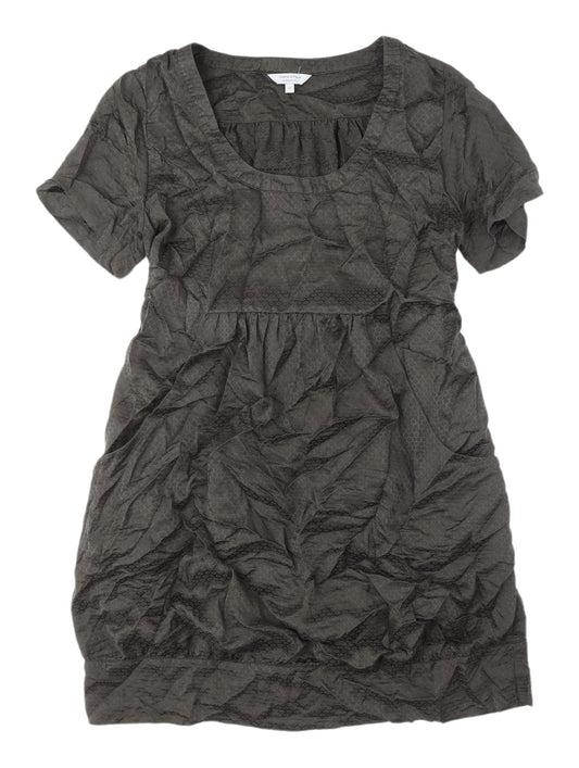 Additional front view of mamas & papas Women's Green Short Sleeve A-Line Dress
