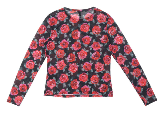 Womens UK Size L H&M Multicoloured Basic Blouse