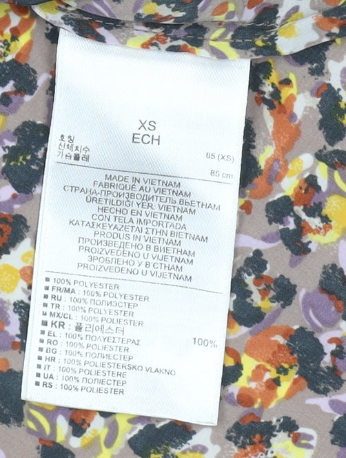 Womens UK Size XS Gap Multicoloured Basic Blouse