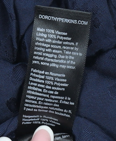 Dorothy Perkins Women Blue Half Sleeve Dress Size 18