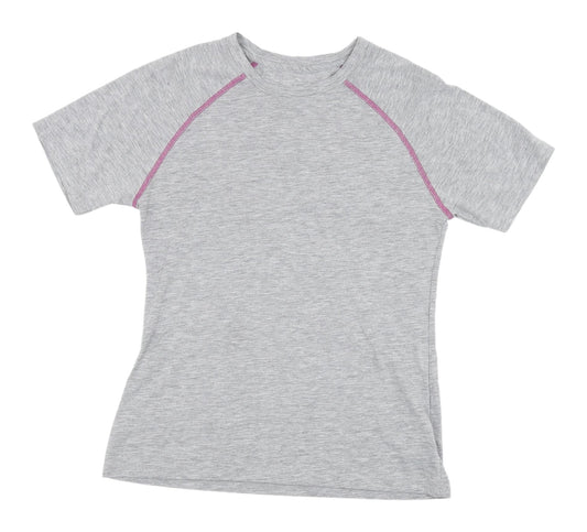 Womens UK Size S Orvis Grey Basic T-Shirt