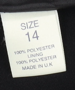 Debenhams Women’s Black Sheath Dress, Size 14, Formal