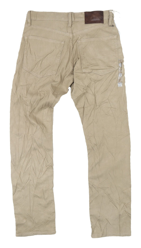 Marks and Spencer Men's Beige Slim Jeans Size 28