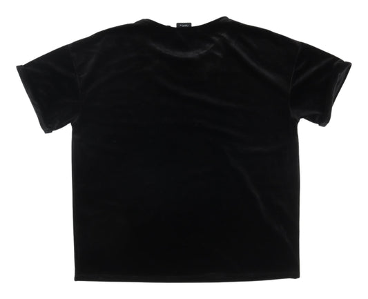 Womens UK Size 18 NEXT Black Basic T-Shirt
