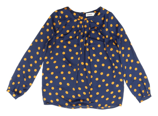 Womens UK Size 12 Louche Blue Basic Blouse